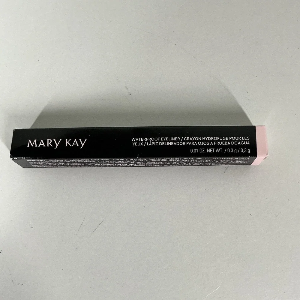 New In Box Mary Kay Waterproof Eyeliner Black .01 oz ~‎ Full Size New